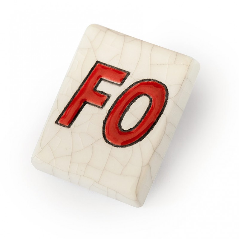 Pin's FO en Céramique