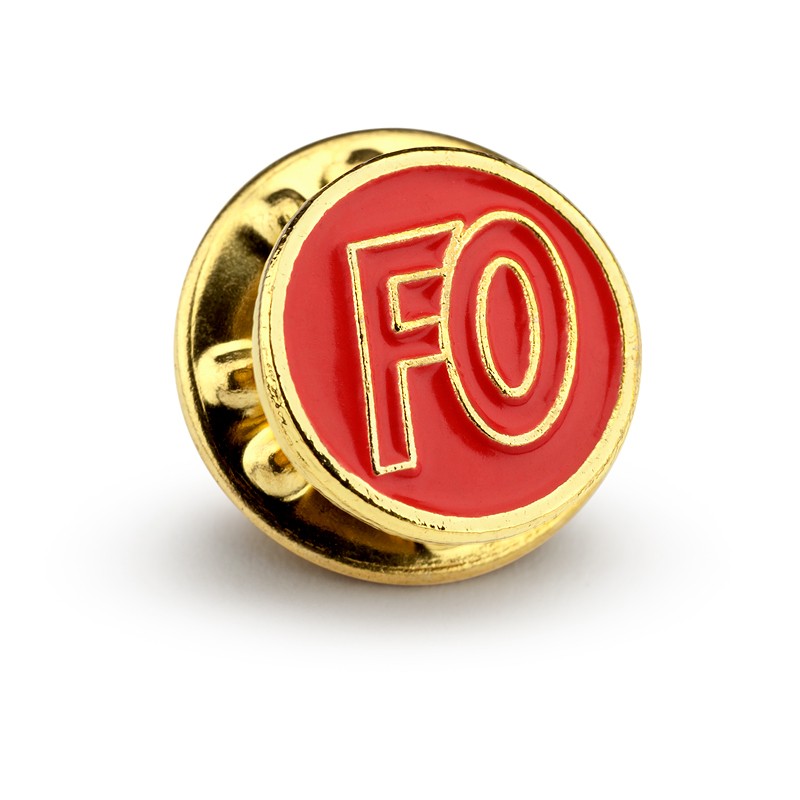 Boutonnière avec Logo Force Ouvrière