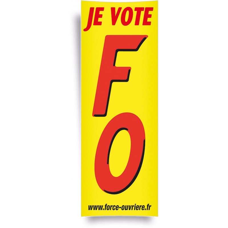 Affiche Panoramique : « Je Vote »